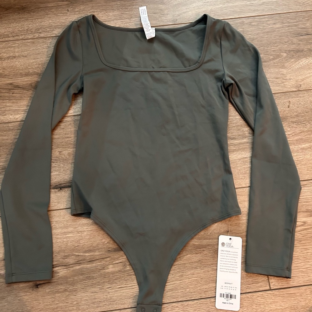 CRZ YOGA Olive Green Leggings